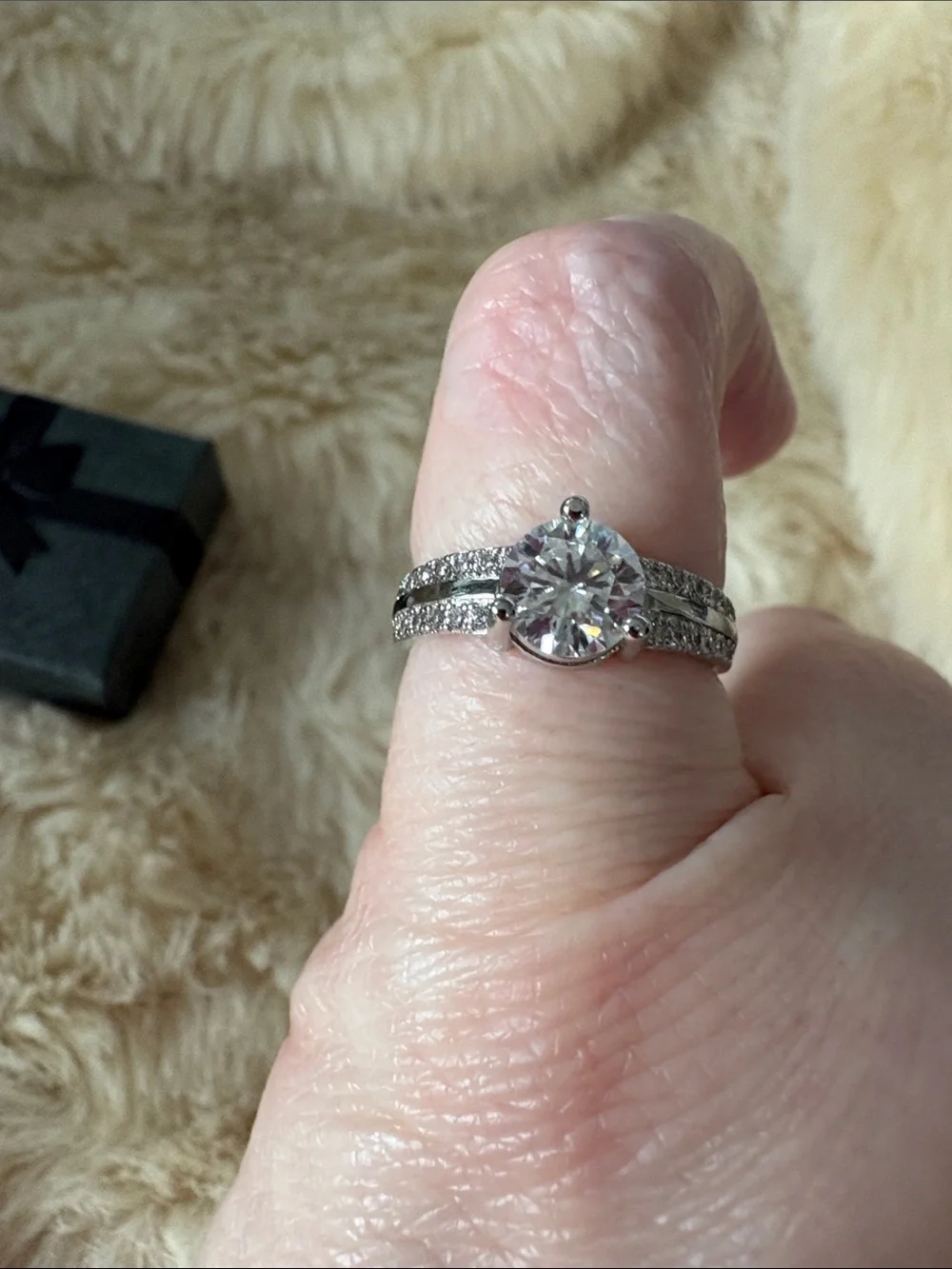 Moissanite Ring